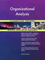 Organizational Analysis A Complete Guide - 2020 Edition