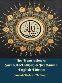 Read The Translation Of Surah Al Fatihah Juz Amma English Edition Online Jannah Firdaus Mediapro Books