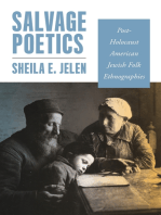 Salvage Poetics: Post-Holocaust American Jewish Folk Ethnographies