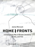 Home/Fronts: Contemporary War in British Literature, Drama, and Film