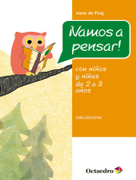 ¡Vamos a pensar!: Con niños y niñas de 2-3 años. Guía educativa