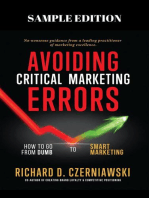 Avoiding Critical Marketing Errors