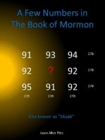 A Few Numbers in the Book of Mormon, also known as Moab.