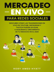 Mercadeo En Vivo Para Redes Sociales: Social Media Marketing Live, Spanish Edition