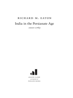 India in the Persianate Age: 1000–1765