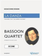 "La Danza" tarantella by G.Rossini (SCORE): for Bassoon Quartet