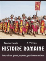 Histoire romaine: Faits, culture, guerres, empereur, prostituées et esclaves