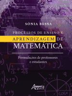Processos de Ensino e Aprendizagem de Matemática:: Formulações de Professores e Estudantes