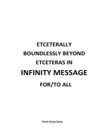 Etceterally Boundlessly Beyond Etceteras in Infinity Message For/To All