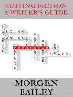 Editing Fiction ~ A Writer's Guide: Morgen Bailey's Creative Writing Workbooks