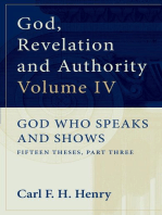 God, Revelation and Authority
