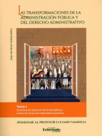 Las transformaciones de la administración pública y del derecho administrativo -Tomo I