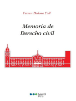 Memoria de Derecho civil