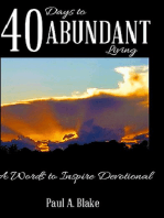 40 Days to Abundant Living