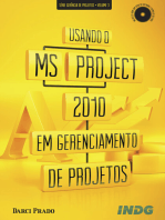 Usando o MS-Project 2010 em gerenciamento de projetos