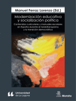 Modernización educativa y socialización política: Contenidos curriculares y manuales escolares en España durante el tardofranquismo y la transición democrática