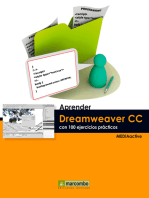 Aprender DREAMWEAVER CC con 100 ejercicios