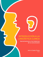 Introducción a la lingüística clínica: Aproximaciones a los trastornos de la comunicación