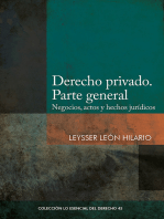 Derecho privado: Parte general