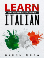 Learn Italian for Beginners & Dummies