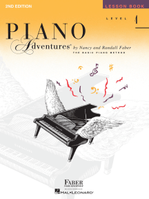 Level 4 - Lesson Book - 2nd Edition: Piano Adventures®