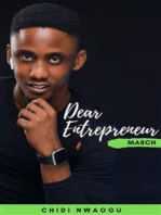 Dear Entrepreneur: March