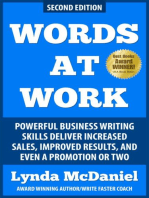 Words at Work: Powerful Business Writing Skills Deliver Increased Sales, Improved Results, and Even a Promotion or Two: Write Faster Series, #1