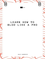 Learn How to Blog Like a Pro