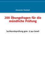 200 Übungsfragen für die mündliche Prüfung: Sachkundeprüfung gem. § 34a GewO