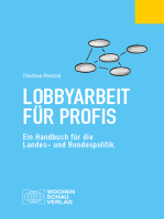 Lobbyarbeit für Profis: Ein Handbuch für die Landes- und Bundespolitik