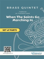 When The Saints Go Marching In - brass quintet (parts)