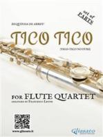 Flute Quartet sheet music "Tico Tico" (set of parts)