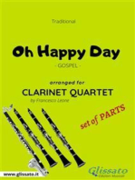 Oh Happy Day - Clarinet Quartet set of PARTS: Gospel