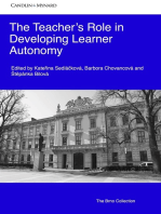 The Teacher’s Role in Developing Learner Autonomy