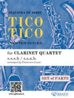 Clarinet Quartet (set of parts) - Tico Tico