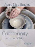 Adult Bible Studies Summer 2020 Teacher: Community