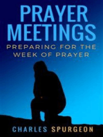 Prayer Meetings - Preparing fot the Week of Prayer