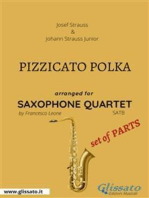 Pizzicato polka - Saxophone Quartet set of PARTS