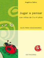 Jugar a pensar con niños de 3 a 4 años: Guía para educadores