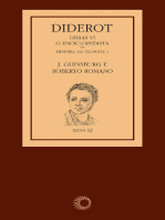 Diderot: Obras VI - O Enciclopedista [1]: História da Filosofia I