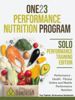 ONE23 Performance Nutrition Program, Solo Performance Training Edition©