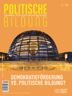 Demokratieförderung vs. Politische Bildung?