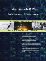Cyber Security ISMS Policies And Procedures A Complete Guide - 2020 Edition