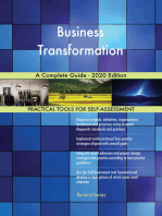 Business Transformation A Complete Guide - 2020 Edition