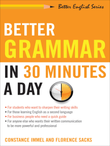 Better Grammar In 30 Minutes A Day By Constance Immel Ebook