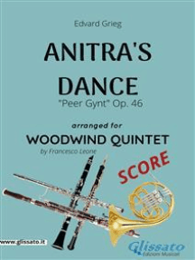 Anitra's Dance - Woodwind Quintet SCORE: "Peer Gynt" Op. 46
