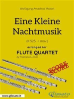 Eine Kleine Nachtmusik - Flute Quartet SCORE: (K 525 - I mov.)