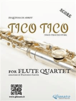 Flute Quartet sheet music "Tico Tico" (score)