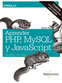Lee Aprender PHP, MySQL y JavaScript de Robin Nixon - Libro ...