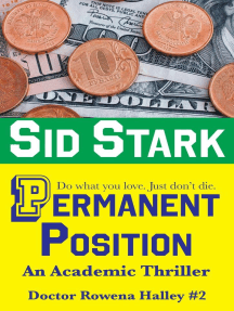 Permanent Position: An Academic Thriller: Doctor Rowena Halley, #2